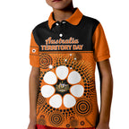 personalised-1-july-australia-territory-day-kid-polo-shirt-aboriginal-pattern
