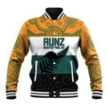 AUNZ Rugby Custom Baseball Jacket Australia Kangaroo New Zealand Silver Fern - Aussie Hoodie