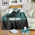 AUNZ Rugby Custom Blanket Australia Kangaroo New Zealand Silver Fern - Aussie Hoodie