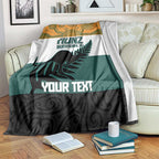 AUNZ Rugby Custom Blanket Australia Kangaroo New Zealand Silver Fern - Aussie Hoodie