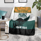 AUNZ Rugby Custom Blanket Australia Kangaroo New Zealand Silver Fern - Aussie Hoodie