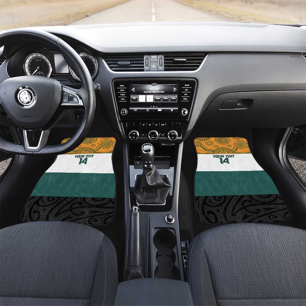 AUNZ Rugby Custom Car Mats Australia Kangaroo New Zealand Silver Fern - Aussie Hoodie