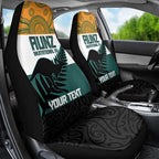 AUNZ Rugby Custom Car Seat Cover Australia Kangaroo New Zealand Silver Fern - Aussie Hoodie