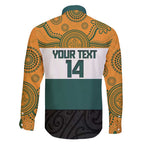 AUNZ Rugby Custom Family Matching Short Sleeve Bodycon Dress and Hawaiian Shirt Australia Kangaroo New Zealand Silver Fern - Aussie Hoodie