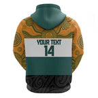 AUNZ Rugby Custom Hoodie Australia Kangaroo New Zealand Silver Fern - Aussie Hoodie