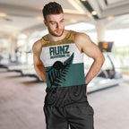 AUNZ Rugby Custom Men Tank Top Australia Kangaroo New Zealand Silver Fern - Aussie Hoodie