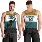 AUNZ Rugby Custom Men Tank Top Australia Kangaroo New Zealand Silver Fern - Aussie Hoodie