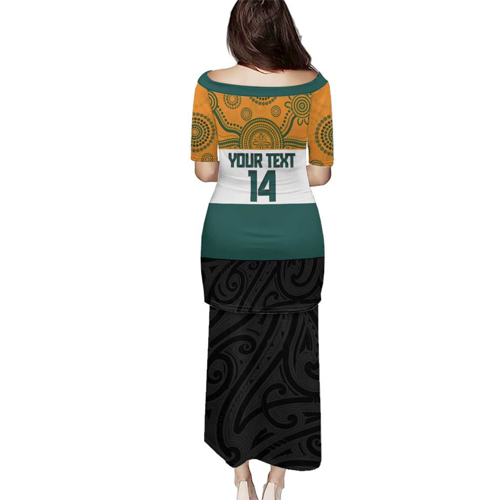 AUNZ Rugby Custom Puletasi Australia Kangaroo New Zealand Silver Fern - Aussie Hoodie
