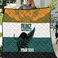 AUNZ Rugby Custom Quilt Australia Kangaroo New Zealand Silver Fern - Aussie Hoodie