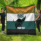 AUNZ Rugby Custom Quilt Australia Kangaroo New Zealand Silver Fern - Aussie Hoodie