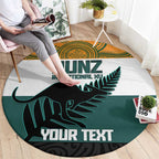AUNZ Rugby Custom Round Carpet Australia Kangaroo New Zealand Silver Fern - Aussie Hoodie