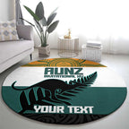 AUNZ Rugby Custom Round Carpet Australia Kangaroo New Zealand Silver Fern - Aussie Hoodie