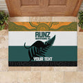 AUNZ Rugby Custom Rubber Doormat Australia Kangaroo New Zealand Silver Fern - Aussie Hoodie