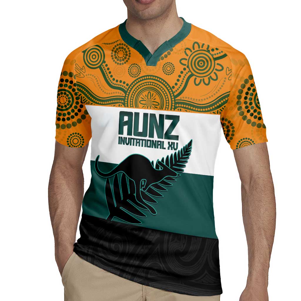 AUNZ Rugby Custom Rugby Jersey Australia Kangaroo New Zealand Silver Fern - Aussie Hoodie