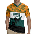 AUNZ Rugby Custom Rugby Jersey Australia Kangaroo New Zealand Silver Fern - Aussie Hoodie