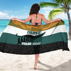 AUNZ Rugby Custom Sarong Australia Kangaroo New Zealand Silver Fern - Aussie Hoodie