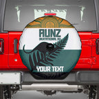 AUNZ Rugby Custom Spare Tire Cover Australia Kangaroo New Zealand Silver Fern - Aussie Hoodie
