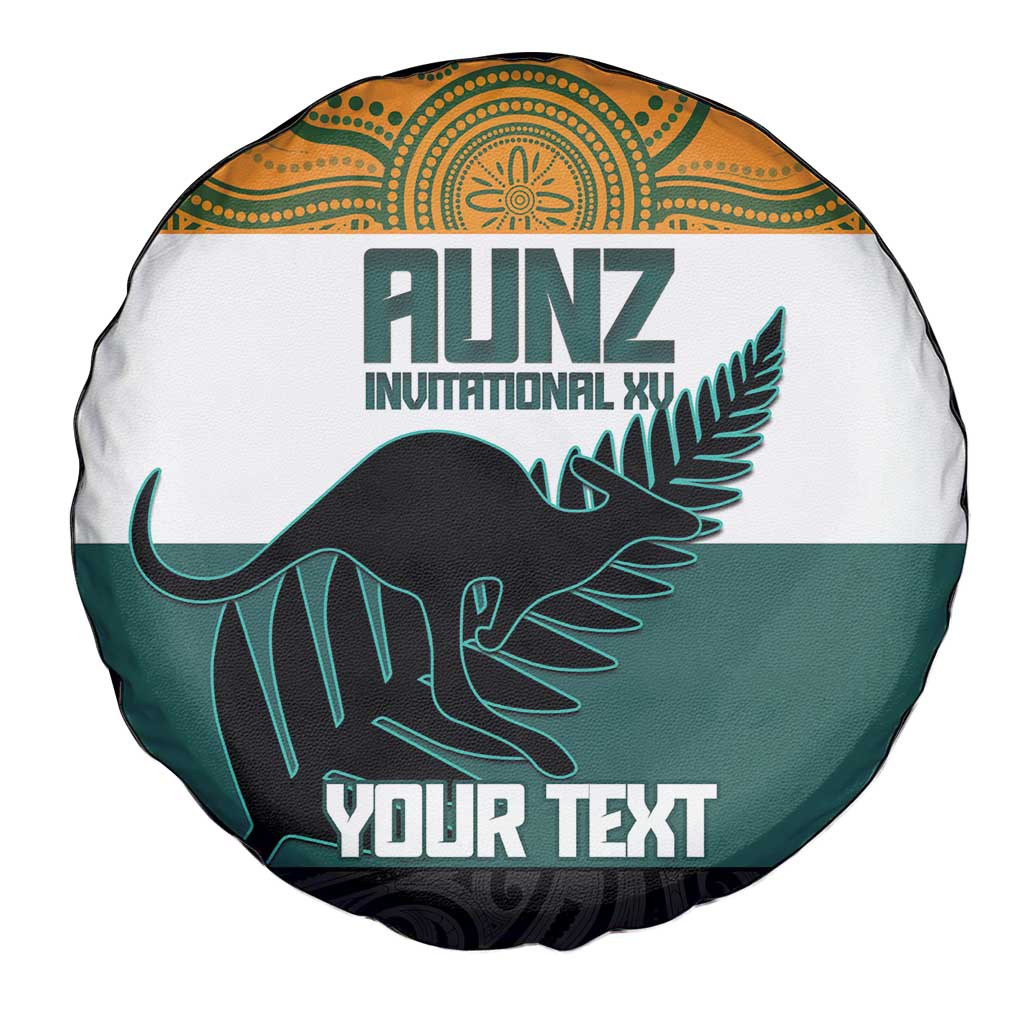 AUNZ Rugby Custom Spare Tire Cover Australia Kangaroo New Zealand Silver Fern - Aussie Hoodie