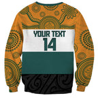 AUNZ Rugby Custom Sweatshirt Australia Kangaroo New Zealand Silver Fern - Aussie Hoodie