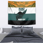 AUNZ Rugby Custom Tapestry Australia Kangaroo New Zealand Silver Fern - Aussie Hoodie