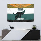 AUNZ Rugby Custom Tapestry Australia Kangaroo New Zealand Silver Fern - Aussie Hoodie