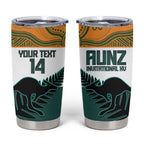AUNZ Rugby Custom Tumbler Cup Australia Kangaroo New Zealand Silver Fern - Aussie Hoodie