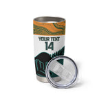 AUNZ Rugby Custom Tumbler Cup Australia Kangaroo New Zealand Silver Fern - Aussie Hoodie