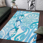 New Zealand Darts Area Rug Aotearoa Maori Its In My DNA White - Aussie Hoodie