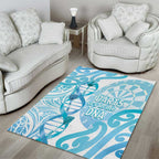 New Zealand Darts Area Rug Aotearoa Maori Its In My DNA White - Aussie Hoodie