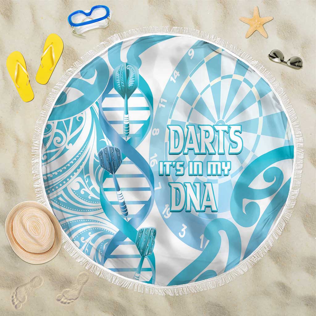 New Zealand Darts Beach Blanket Aotearoa Maori Its In My DNA White - Aussie Hoodie