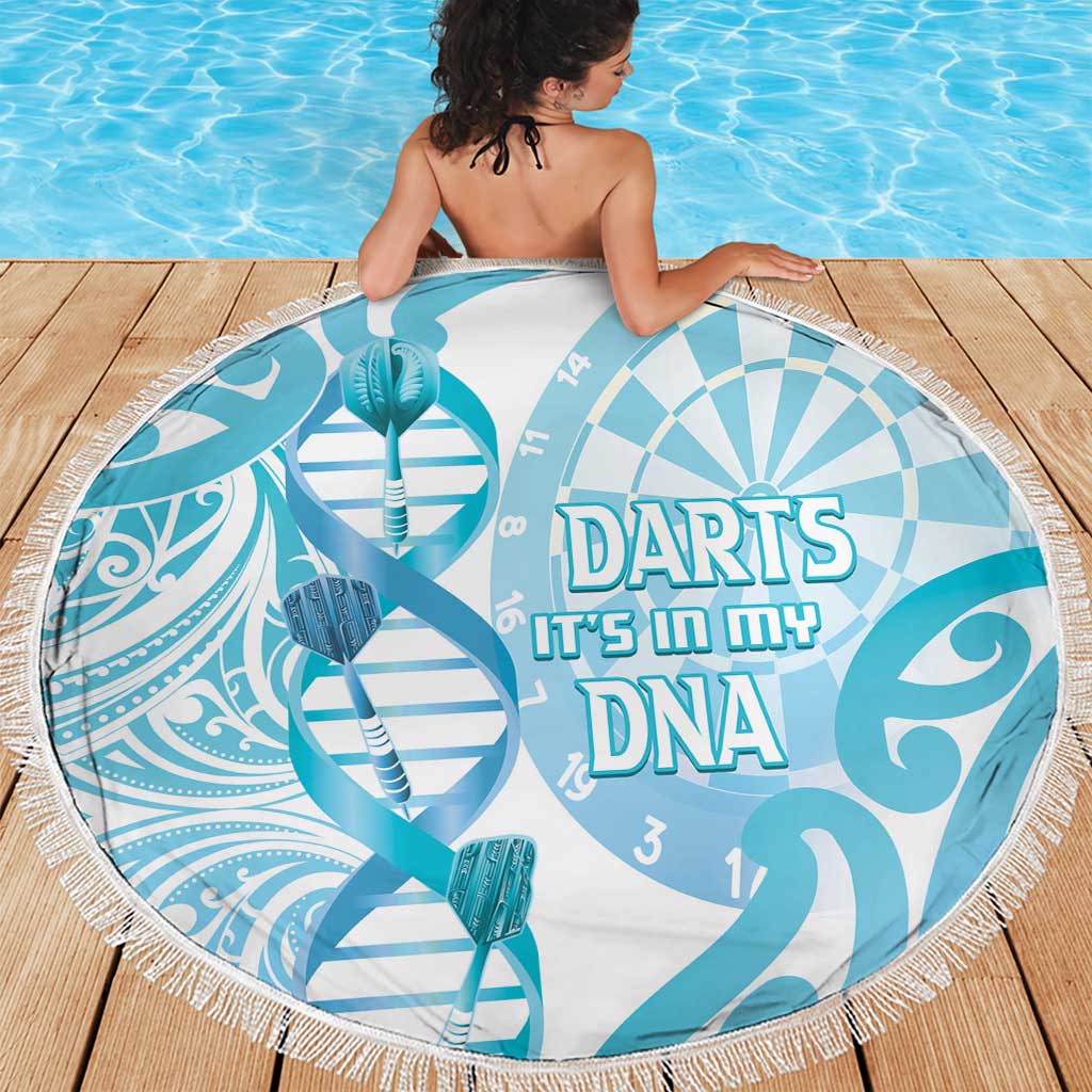 New Zealand Darts Beach Blanket Aotearoa Maori Its In My DNA White - Aussie Hoodie