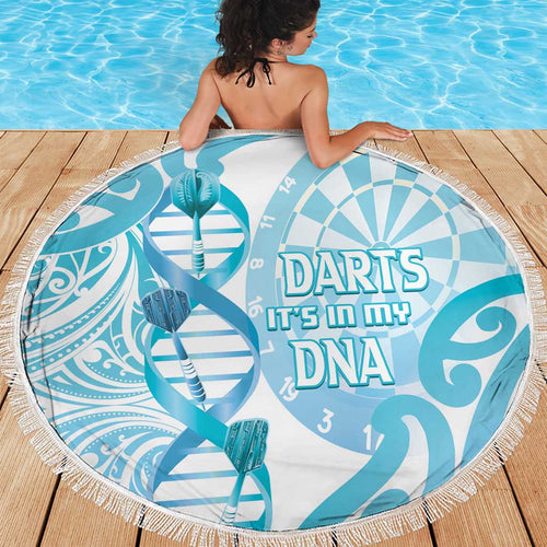 New Zealand Darts Beach Blanket Aotearoa Maori Its In My DNA White - Aussie Hoodie