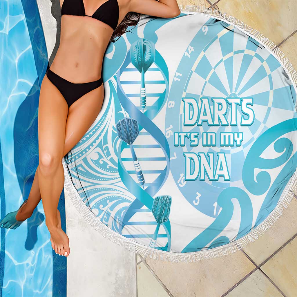 New Zealand Darts Beach Blanket Aotearoa Maori Its In My DNA White - Aussie Hoodie