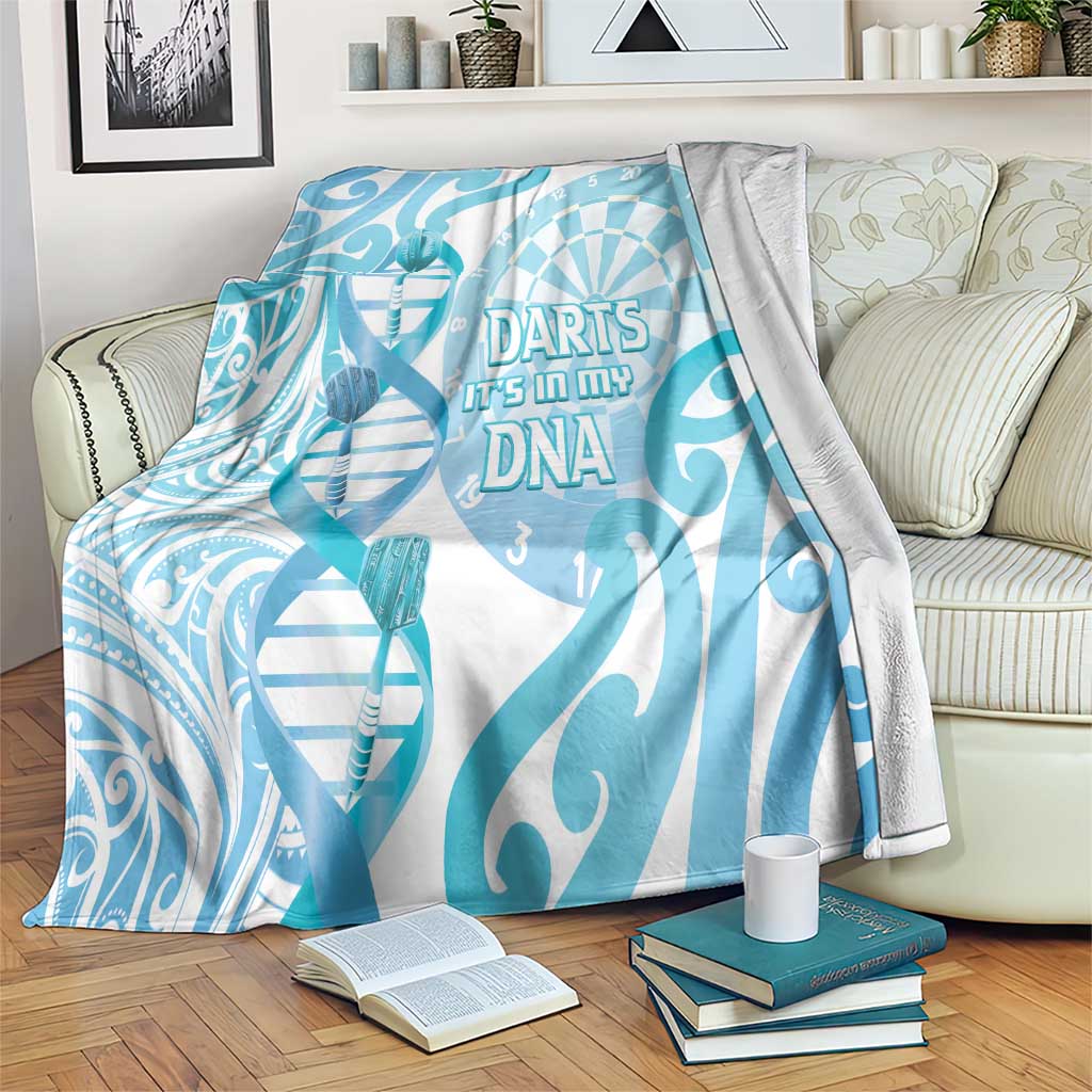 New Zealand Darts Blanket Aotearoa Maori Its In My DNA White - Aussie Hoodie