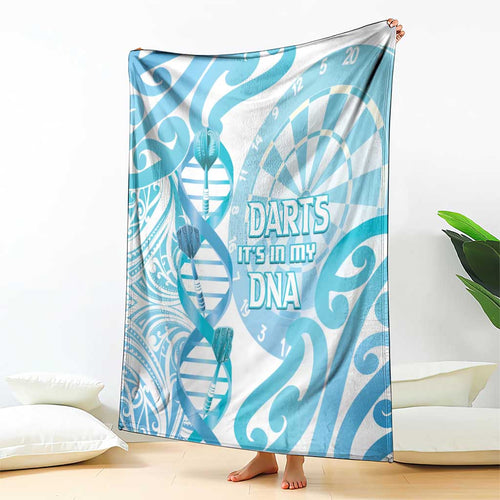 New Zealand Darts Blanket Aotearoa Maori Its In My DNA White - Aussie Hoodie