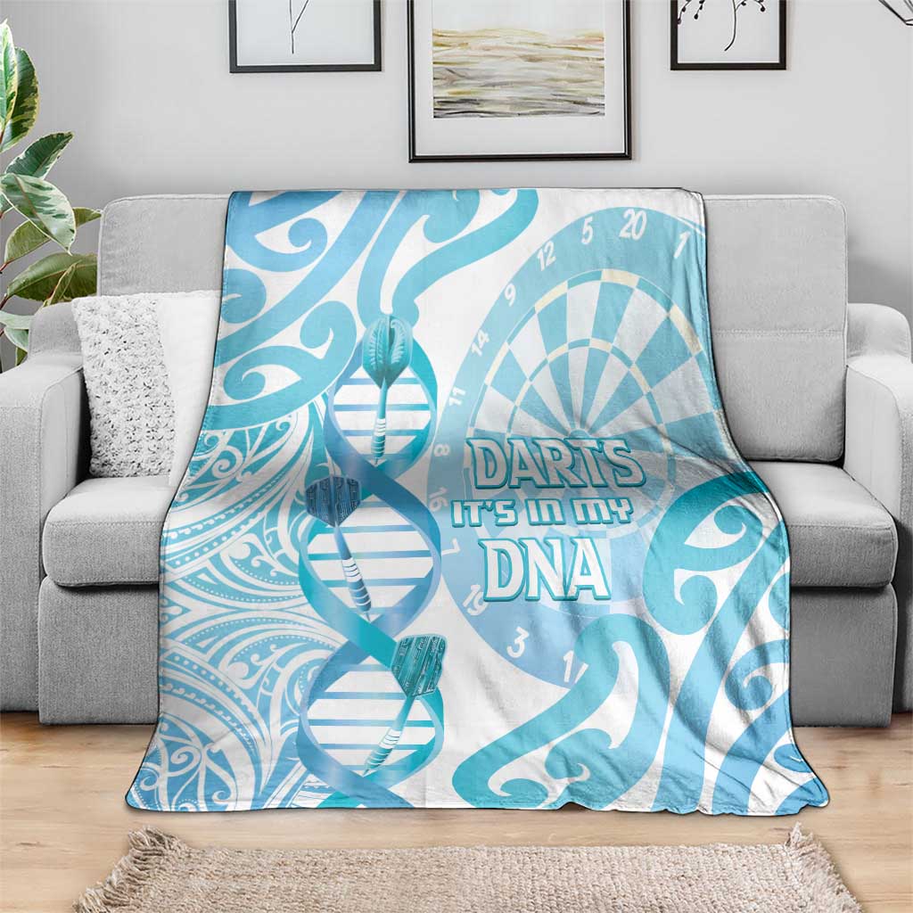 New Zealand Darts Blanket Aotearoa Maori Its In My DNA White - Aussie Hoodie