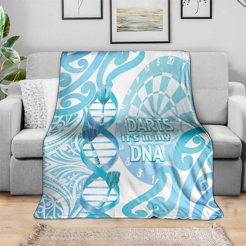 New Zealand Darts Blanket Aotearoa Maori Its In My DNA White - Aussie Hoodie