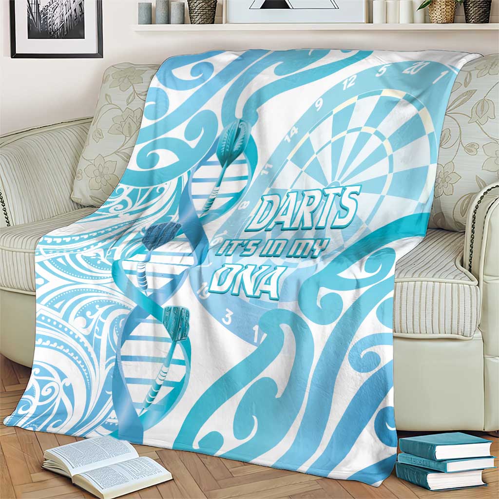 New Zealand Darts Blanket Aotearoa Maori Its In My DNA White - Aussie Hoodie