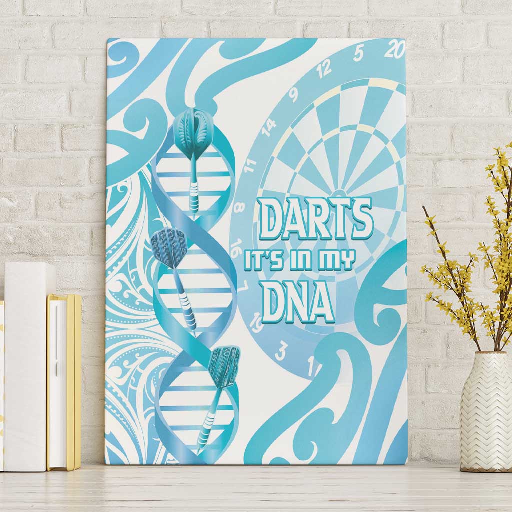 New Zealand Darts Canvas Wall Art Aotearoa Maori Its In My DNA White - Aussie Hoodie