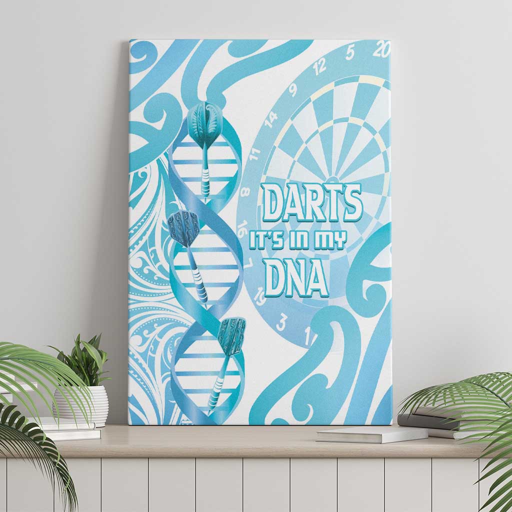 New Zealand Darts Canvas Wall Art Aotearoa Maori Its In My DNA White - Aussie Hoodie