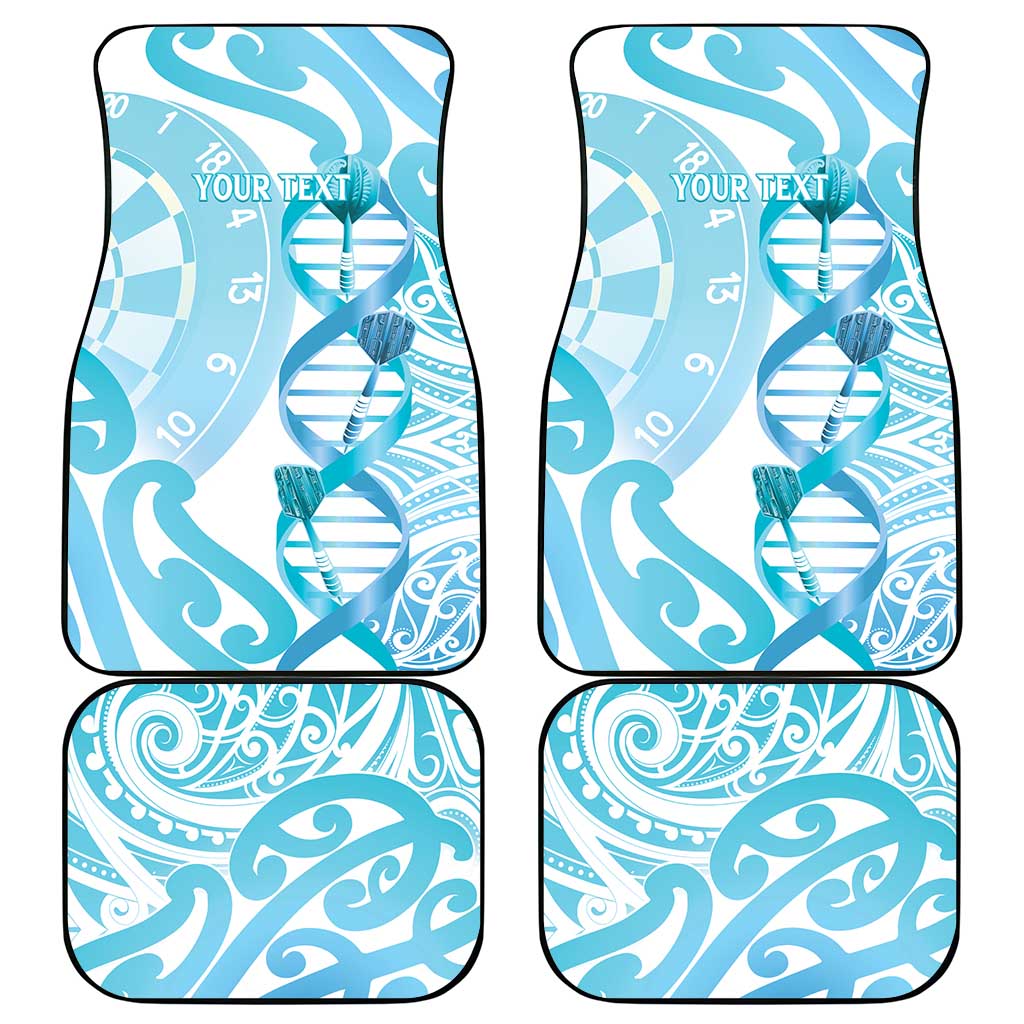 New Zealand Darts Car Mats Aotearoa Maori Its In My DNA White - Aussie Hoodie