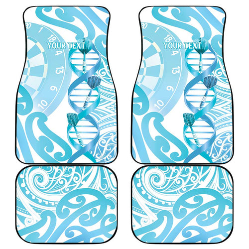 New Zealand Darts Car Mats Aotearoa Maori Its In My DNA White - Aussie Hoodie