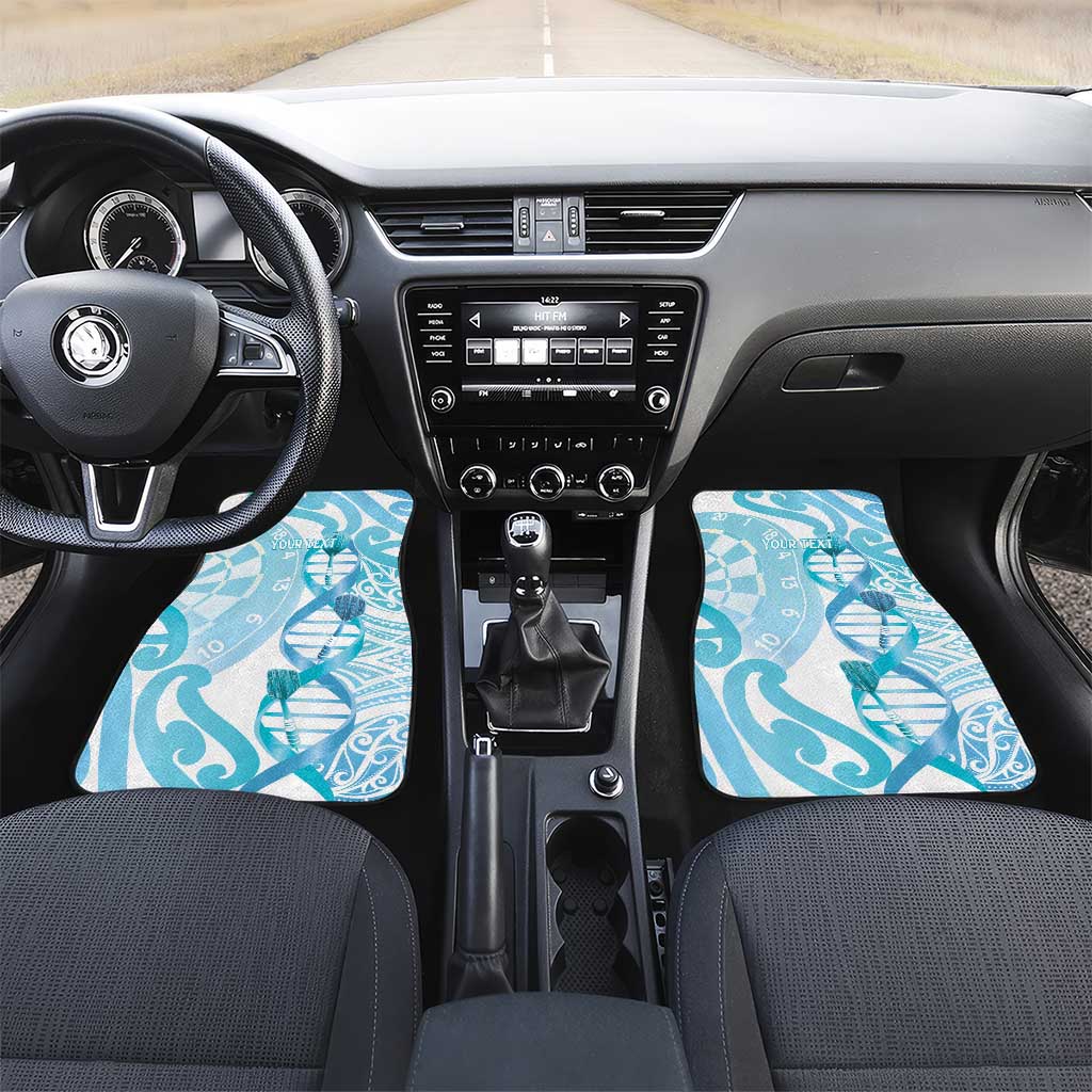New Zealand Darts Car Mats Aotearoa Maori Its In My DNA White - Aussie Hoodie