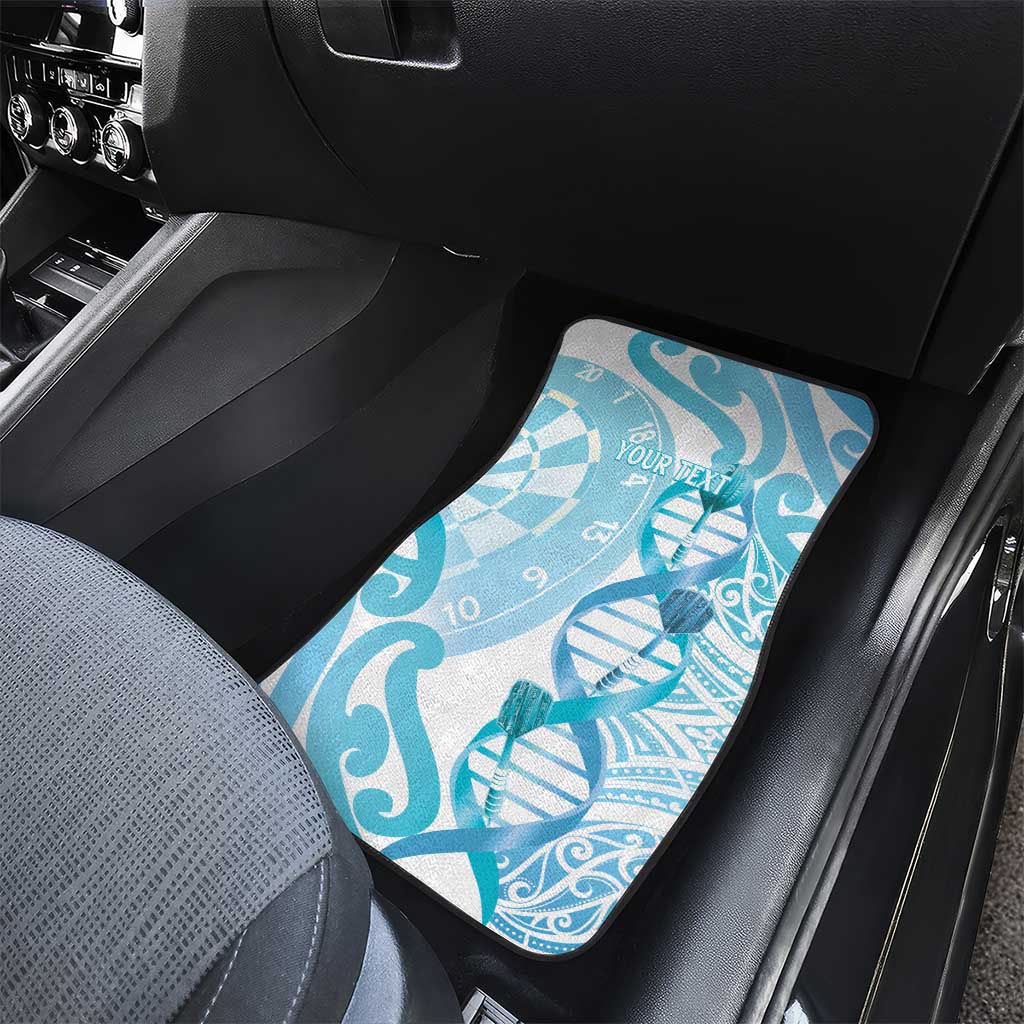New Zealand Darts Car Mats Aotearoa Maori Its In My DNA White - Aussie Hoodie