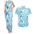 Personalised New Zealand Darts Couples Matching Tank Maxi Dress and Hawaiian Shirt Aotearoa Maori Its In My DNA White - Aussie Hoodie