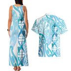 Personalised New Zealand Darts Couples Matching Tank Maxi Dress and Hawaiian Shirt Aotearoa Maori Its In My DNA White - Aussie Hoodie