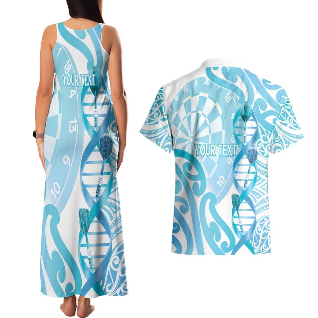 Personalised New Zealand Darts Couples Matching Tank Maxi Dress and Hawaiian Shirt Aotearoa Maori Its In My DNA White - Aussie Hoodie