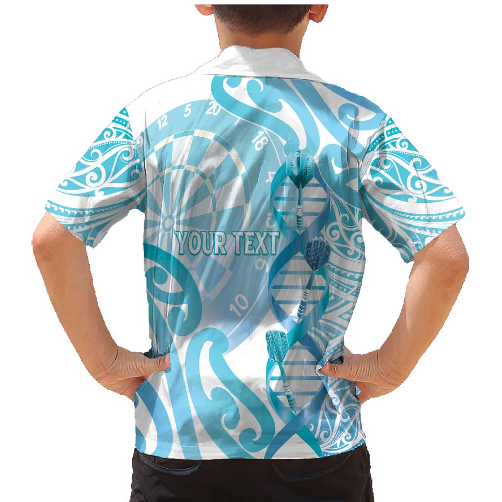 Personalised New Zealand Darts Family Matching Mermaid Dress and Hawaiian Shirt Aotearoa Maori Its In My DNA White - Aussie Hoodie