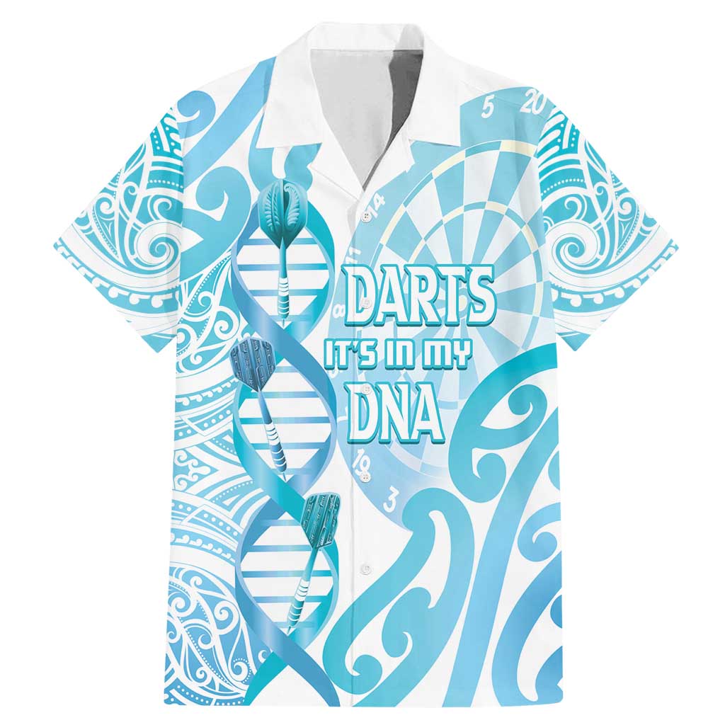 Personalised New Zealand Darts Family Matching Mermaid Dress and Hawaiian Shirt Aotearoa Maori Its In My DNA White - Aussie Hoodie