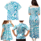 Personalised New Zealand Darts Family Matching Puletasi and Hawaiian Shirt Aotearoa Maori Its In My DNA White - Aussie Hoodie